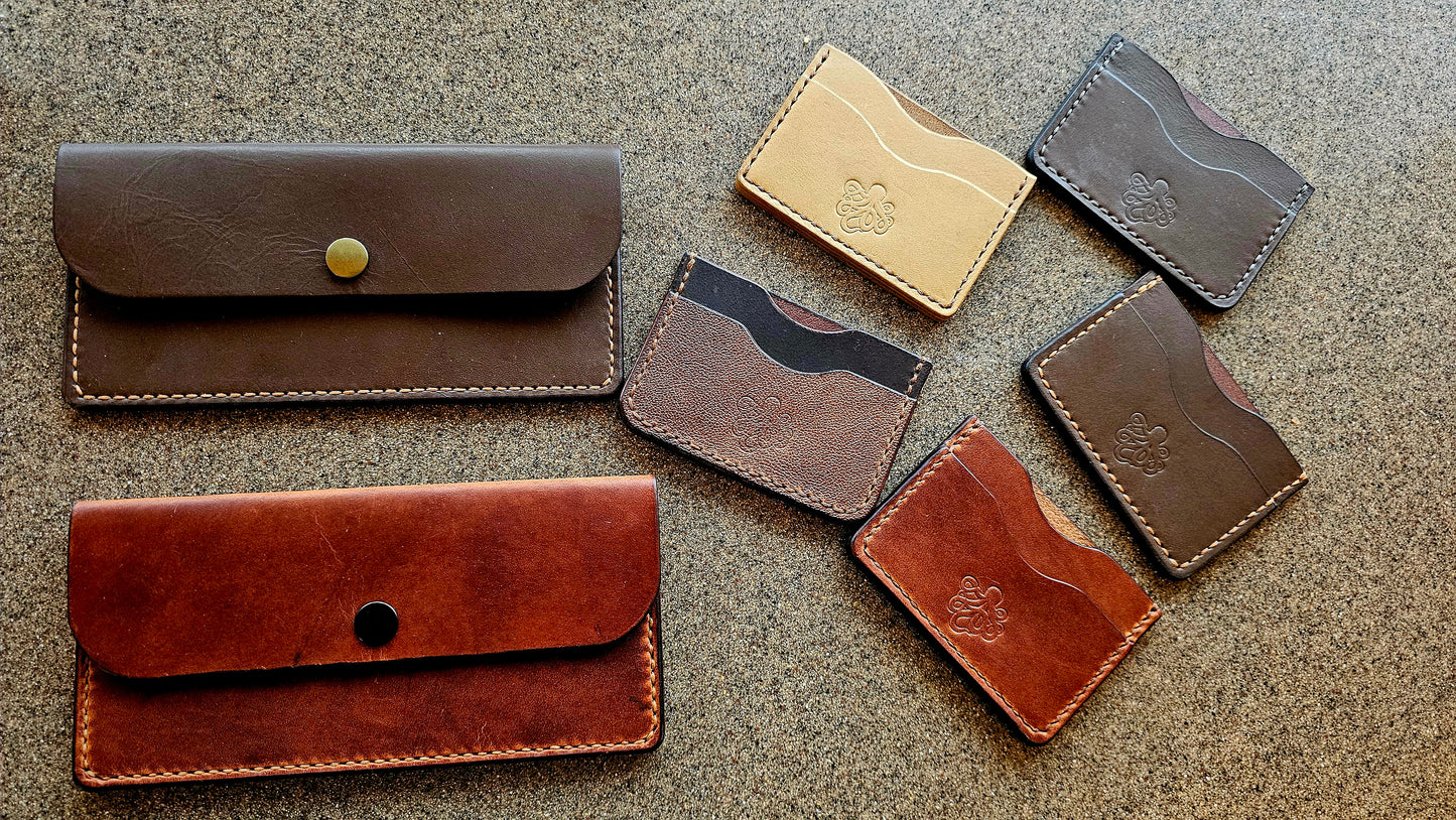 Leather Slim Profile Wallets